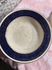 Craftsman Dinnerware Floral Dinner Set Blue White Gold 18K Cup Saucer Bowl — photo 10