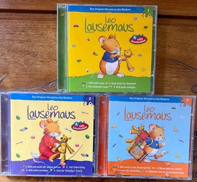    3x Leo Lausemaus Hörspiel-CDs   liebevolle Geschichten für kleine Entdecker