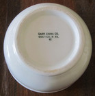 Vintage UNITED STATES ARMY MEDICAL DEPARTMENT Carr China Co. Bowl w/ Lid Sugar — photo 4