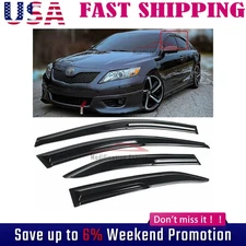 For 2007-2011 Toyota Camry JDM 3D Wavy Mugen Style Window Visor Sun Rain