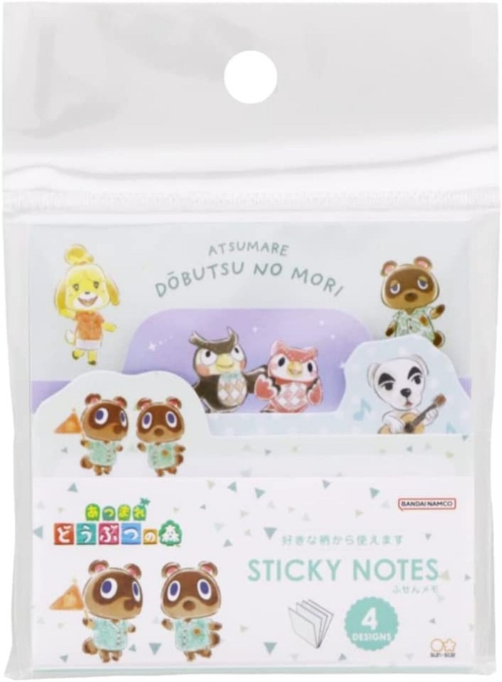 NEW Animal Crossing Sticky Note Die Cut Block Green Nintendo official ...