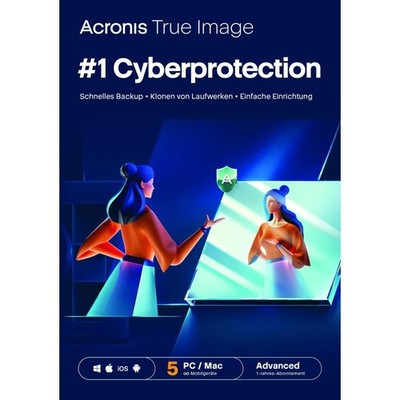 Acronis True Image Advanced 2026 500 GB Cloud 5 PC / MAC 1 Jahr Download ESD
