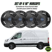 16" Wheel Trims Hub Caps Set of 4 Fits Ford Transit Mk8 2013–2026