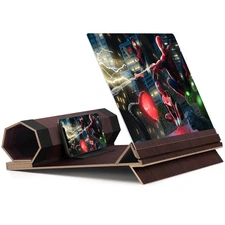 18'’ Screen Magnifier for Smartphone, Mobile Phone 3D Magnifier Screen Expand...