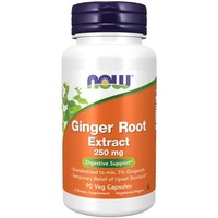 Ingwerwurzel-Extrakt 250 Mg 90 Veg Kapseln VerdauungsunterstüTzung Now Foods