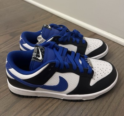 Nike Dunk Low Custom Blue/Black   Men s 5.5/Women s 7   New