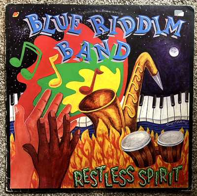 Blue Riddim Band Restless Spirit VINYL PROMO LP EX+ / NM