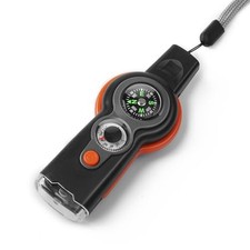 Emergency Survival Function Whistle, Outdoor Multifunctional Tool orange1