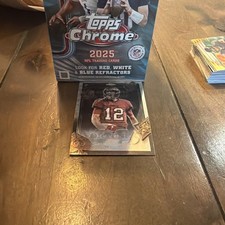 2025 Topps Chrome Fortune 15 Tom Brady Tampa Bay Buccaneers Football Card