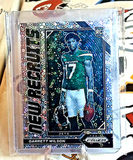 2022 Prizm Football Garrett Wilson New Recruits Disco Prizm Rookie Card