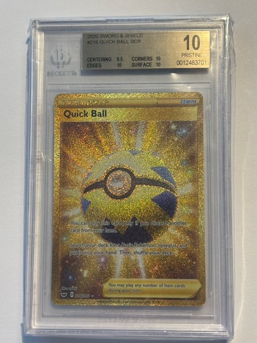 Quick Ball graded BGS 10 for sale on eBay
