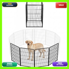 Newbulig Dog Playpen For Indoor 40 Inch 4 - Duty Metal Pet Exercise Pen