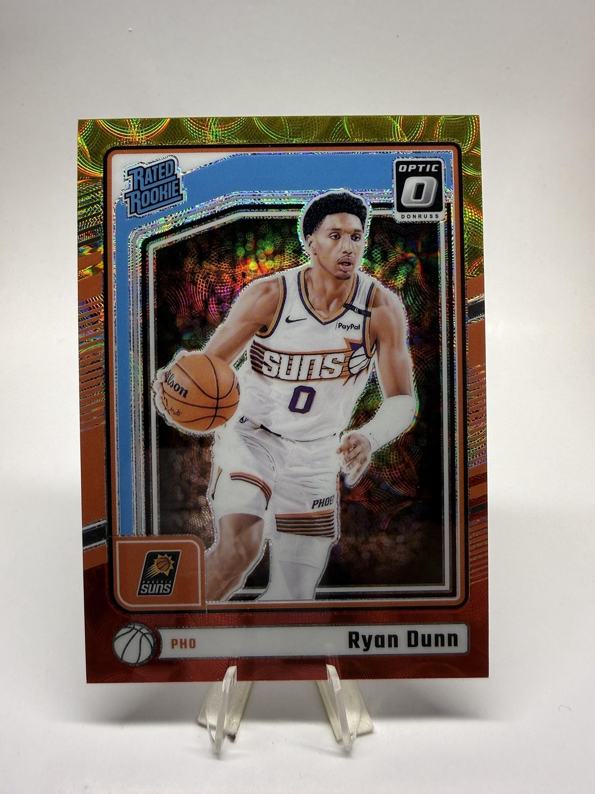 2024-25 Donruss Optic #279 Ryan Dunn Red and Gold International #/99 SN,RC