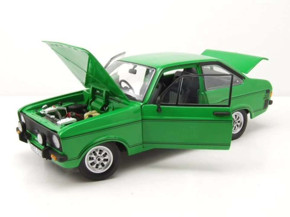 Ford Escort MK2 Sport 1975 Verde Modelo De Coche 1:18 Sun Star - Imagen 4 de 4
