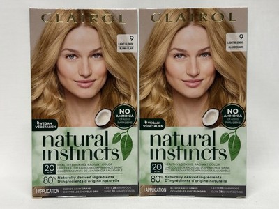 Clairol Natural Instincts Semi-Permanent Hair Color #9 LIGHT BLONDE ( Pack 2 )