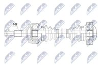 Antriebswelle NTY NPW-PS-018 FüR Porsche Boxster 987 Cayman Spyder 720 Sport 760