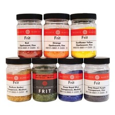 Fusible Glass Frit Assortment, 6 Colors, 90 COE - Made from Bullseye Glass