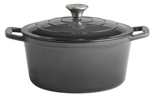 APS Kochtopf mit Deckel 5STARS, 6,0 Liter, anthrazit