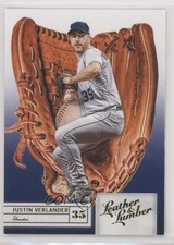 2019 Panini Leather & Lumber Gloves Justin Verlander #32 02v3