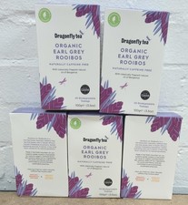 Dragonfly Organic Earl Grey Rooibos Tea, Pack of 5 X 40 (200 Teabags)