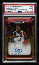 2019-20 Panini Prizm Draft Picks Gold 3/10 Luguentz Dort #75 PSA 9 MINT Auto tz1