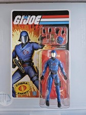 Gi Joe Classified Haslab HISS Exclusive Cobra Commander Retro Card MOC NICE
