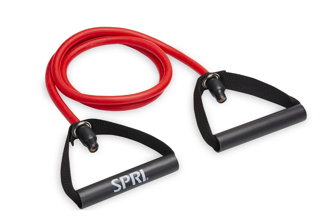 Spri XERTUBE Red Medium Resistance Exercise Band for Strength Training