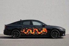 Chinese Inspired Paper Dragon Car Decals Side Decal Both Sides Legend