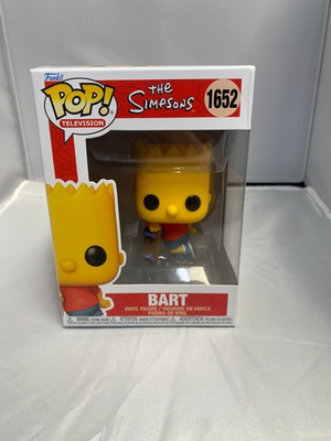 #ad Funko Pop Television Bart Simpson #1652 The Simpsons Vinyl Figure New In Box $24.99