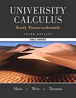 University Calculus : Early Transcendentals, Single Variable Pape