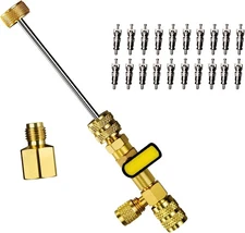 Core  Tool, Dual Size SAE 1/4 & 5/16 Port, R410 R32 Brass -Basic