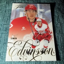 2025-26 Upper Deck Fleer Flair #46 - Simon Edvinsson - Detroit Red Wings