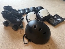 Roller Derby - beginners set: Riedell R3 skates, helmet & knee/elbow/wrist pads