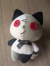 Fukuya Patch Patch Friends Cat Black & White Mini 8" Plush Plushie