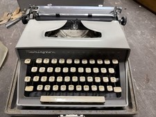 Remington Travel-Riter Typewriter 1950s Case Manual Key Vintage thumbnail