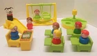 Vintage Fisher-Price Little People Playground & School Room With Figures