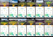 Pokémon Shiny Pikachu MBL Baseball Backgroun...