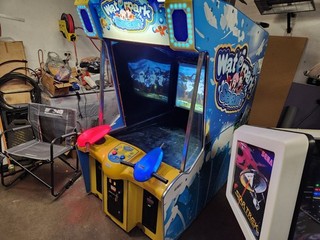 Rare Unis Waterpark Splash Arcade Video Game...  Water Cannon Ticket Redemption