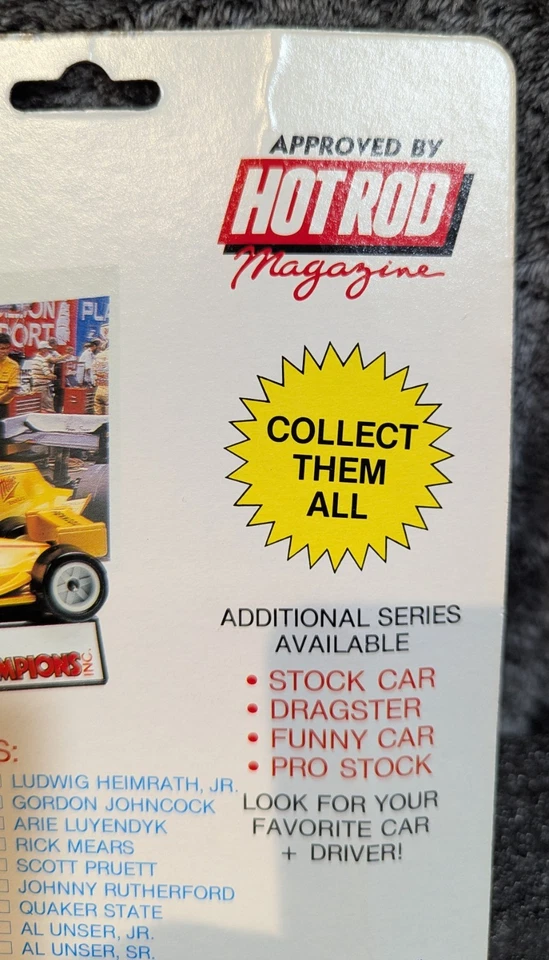 1989, Racing Champions, Indy Car, Tony Bettenhausen #16 AMAX, New In The Package - Image 4 of 4