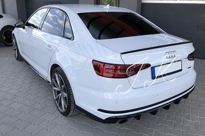 Heckdiffusor und Heckklappen Set für Audi A4 B9 Sline (2015-2019) Limousine & Kombi