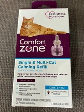 Genuine Comfort Zone Single & Multicat Calming Refill 1 pack (New damaged box)