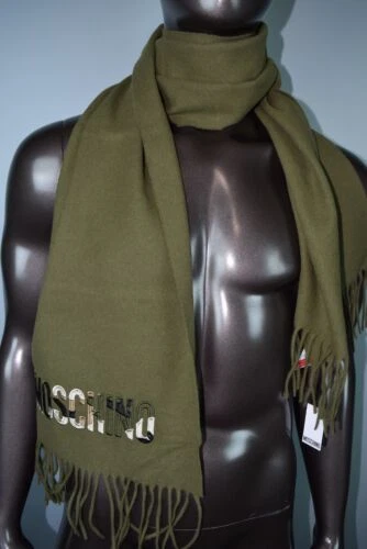 Moschino 100% 羊毛围巾男士