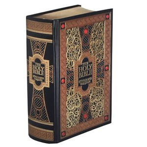 ❤️THE HOLY BIBLE King James Version Gustave Dore Illustrated Leather Bound NEW
