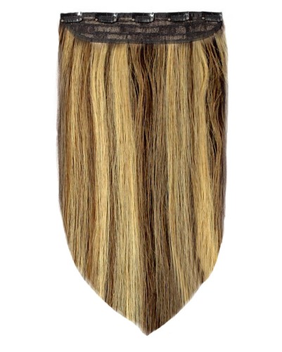 Premium Clip in Human Hair Extensions 100% Real Remy Hair Weft One Piece Clip In - Picture 14 of 21