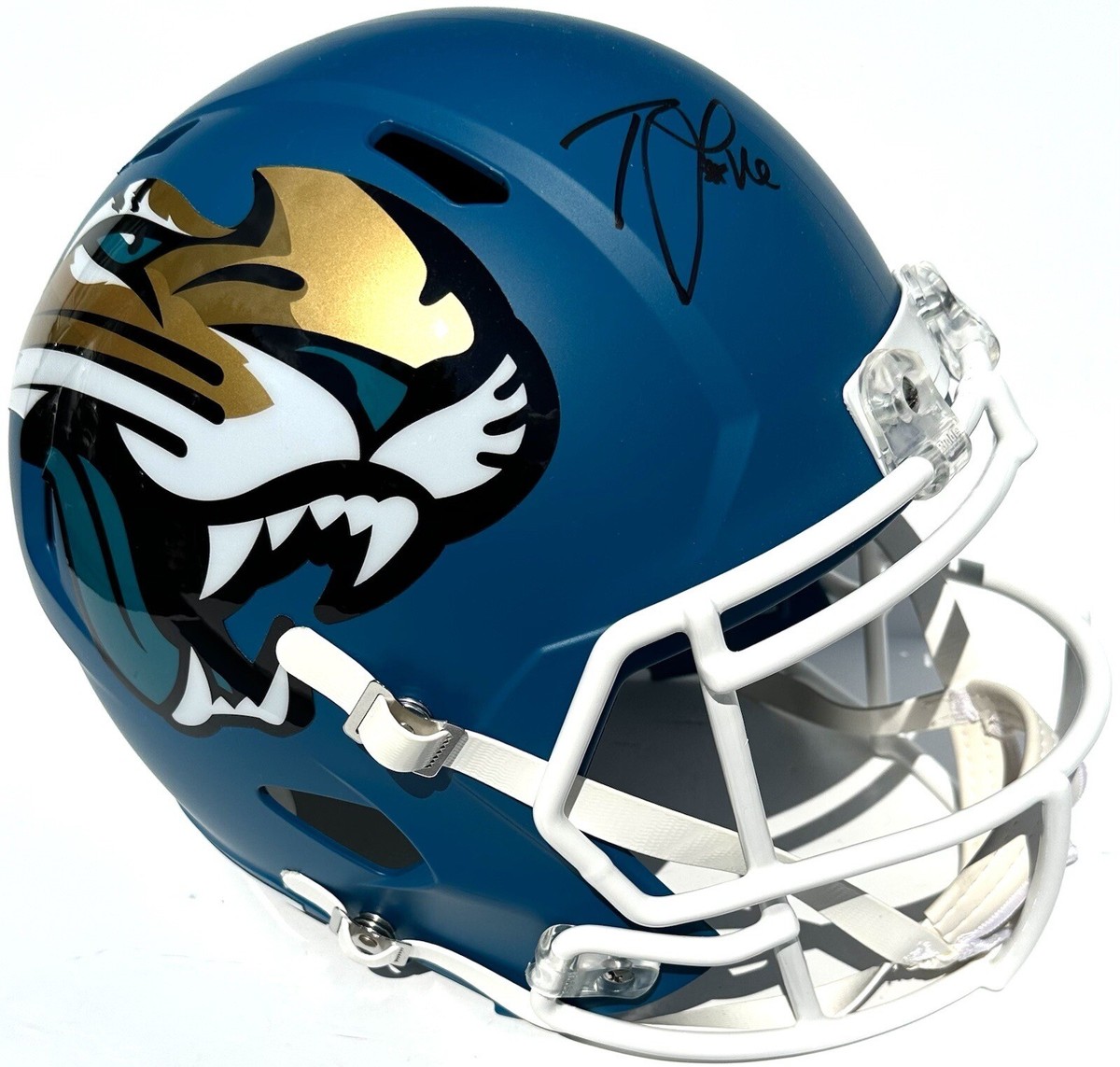 TREVOR LAWRENCE #16 SIGNED JACKSONVILLE JAGUARS AMP F/S FOOTBALL
