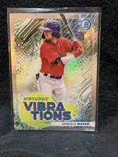 Marcelo Mayer Chrome Virtuosic Vibrations / 2022 Bowman Baseball / Red Sox