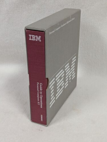 1986 IBM Reference Guide To Operations Personal Computer XT 6280085 5.25" Floppy - Picture 4 of 5
