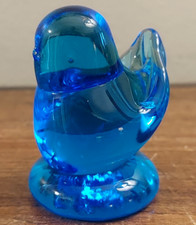Vintage 1988 Blue Bird Of Happiness Signed Leo Ward Small Size