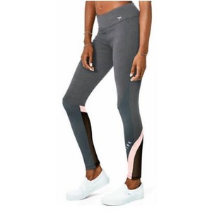 Victorias Secret Vs Pink Gray Colorblock Mesh Panel Cotton Yoga