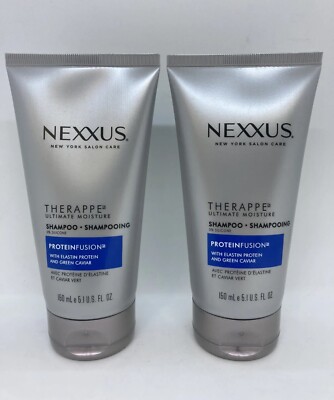 2 Nexxus Therappe Ultimate Moisture Shampoos ProteinFusion 5.1 oz Each